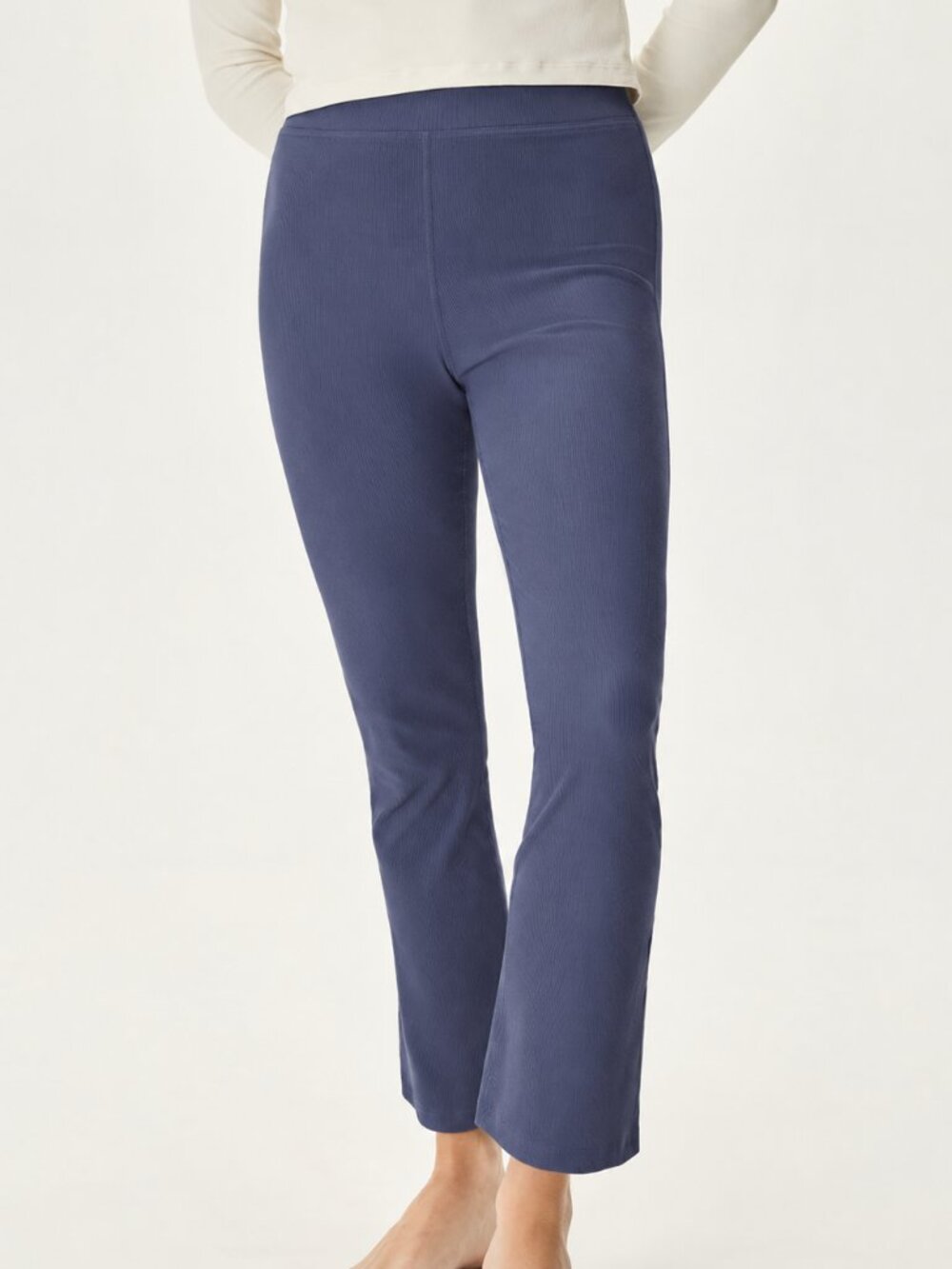 Outdoor Voices Kick Flare Cropped Pants Dark Sky Navy NWT XS NWT